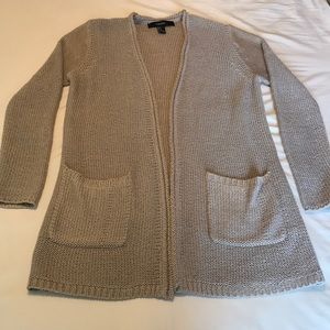 Taupe Knit Cardigan